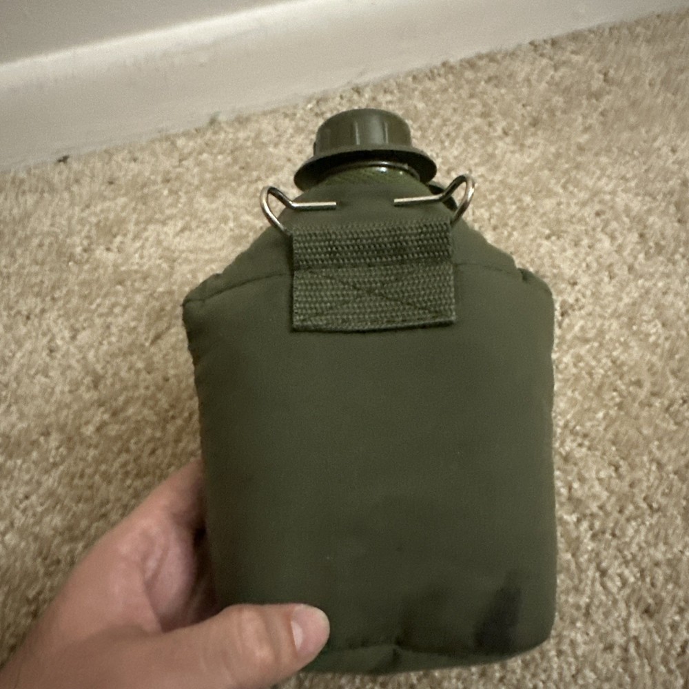 Plastic Canteen Military Green