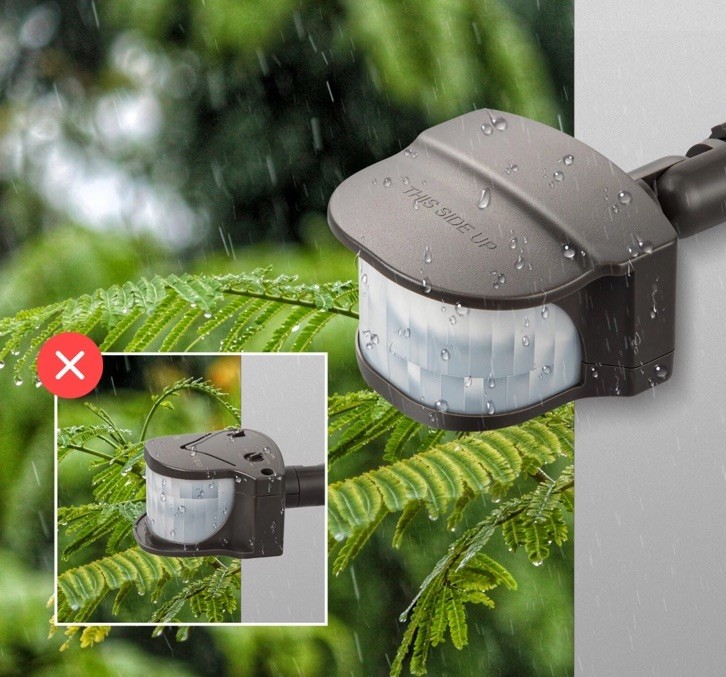 EDISHINE Motion Sensor, Automatic Dusk to Dawn, Motion PIR Sensor,240 Degree