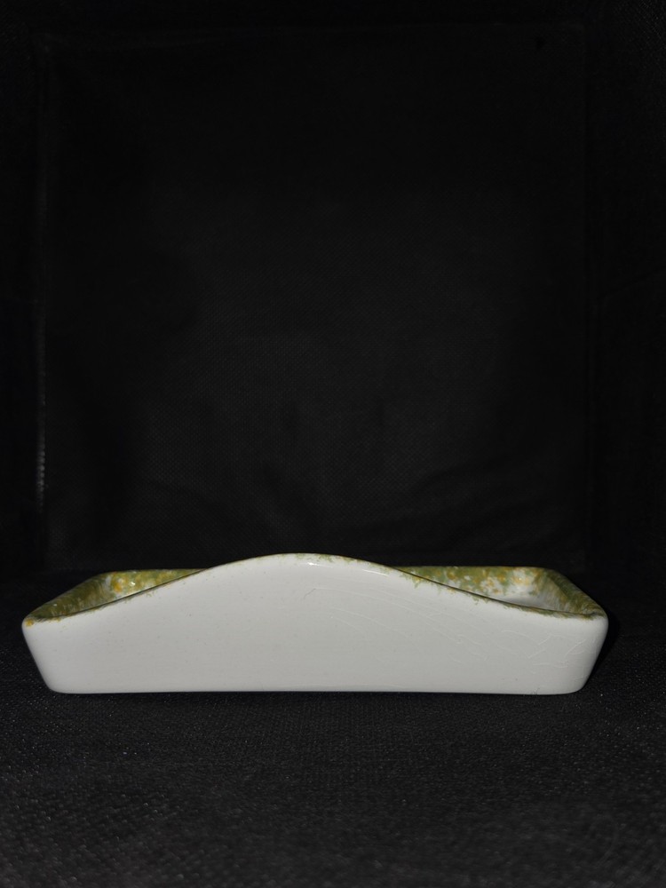Vintage floral butter dish