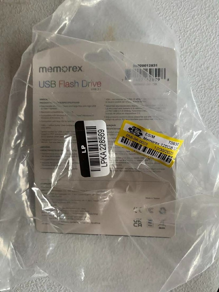 Memorex 128GB USB 3.1 Black