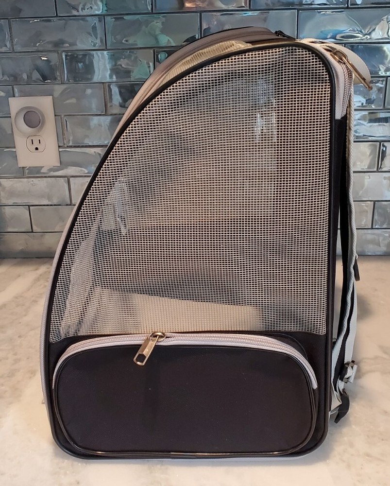 Texsens Cat or Dog Backpack Carrier Ventilated Design Mesh *Read Description*