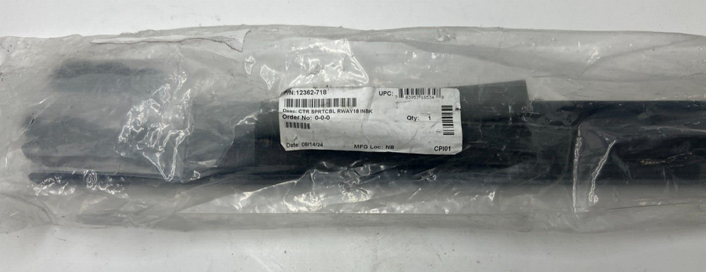 CABLE RUNWAY CENTER SUPPORT  ASSEMBLY 18"  12362-718 Black