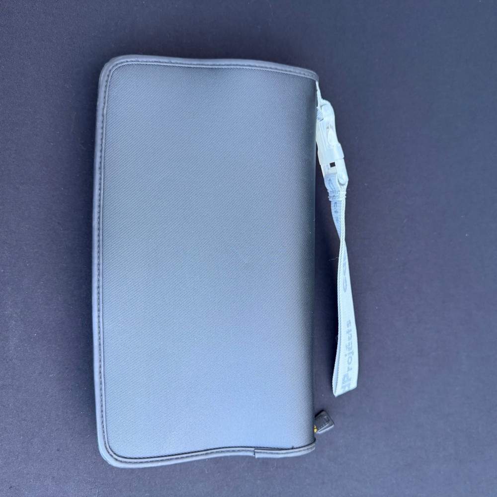 cdProjects CD DVD Storage Case 24 Binder Orange Grey Zip Media Organizer Wallet