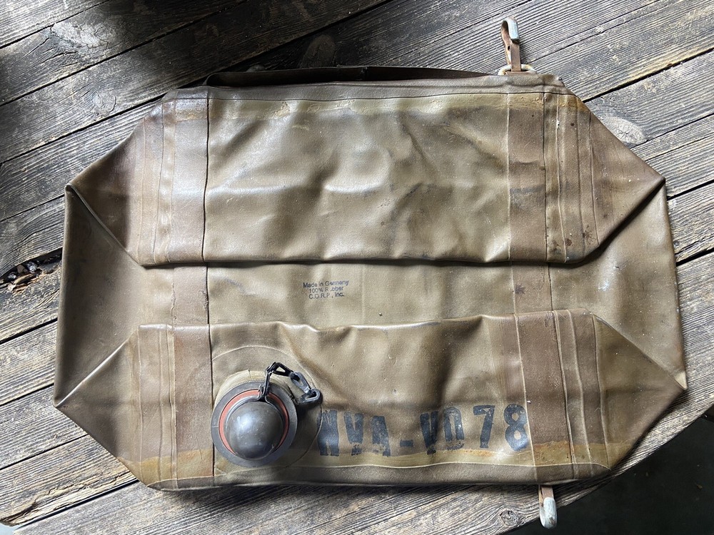 Unique, vintage US Army Rubber Water Bladder