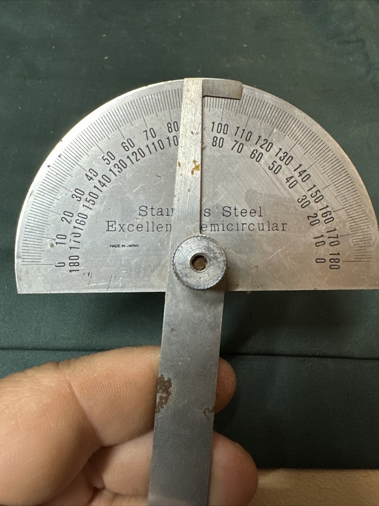 Stainless Steel Excellent Semicircular Protractor