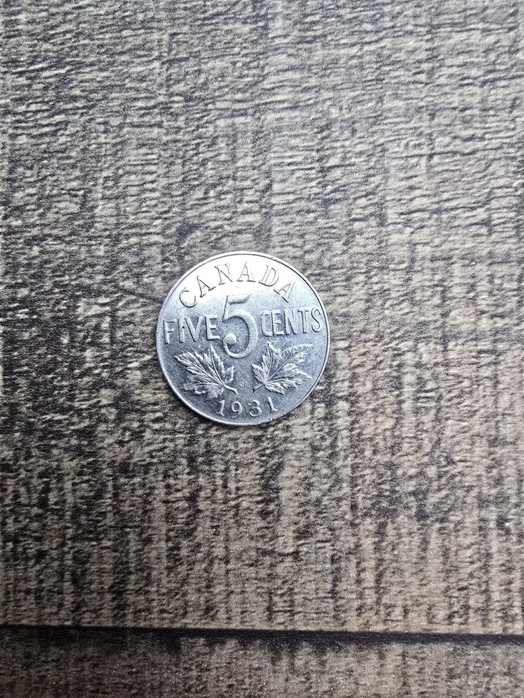 1931 5C Canada 5 Cents
