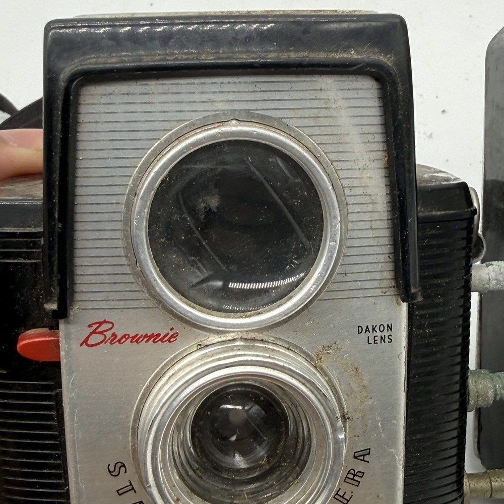 Kodak Brownie Starflex Camera with Flash Vintage Untested