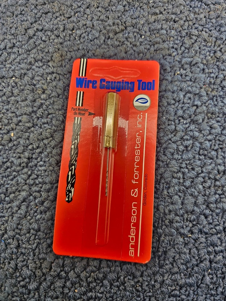 (QTY 2) ANDERSON & FORRESTER #66 WIRE GAUGING TOOL WTH HANDLE