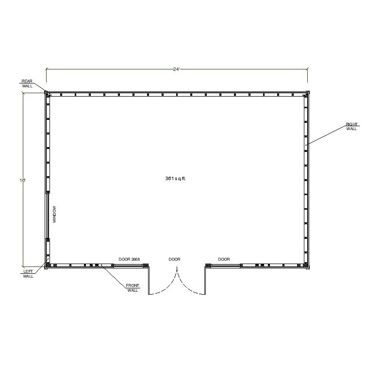Modern 16’x24′ Shed Plans: Backyard Studio, Garden Storage Blueprints