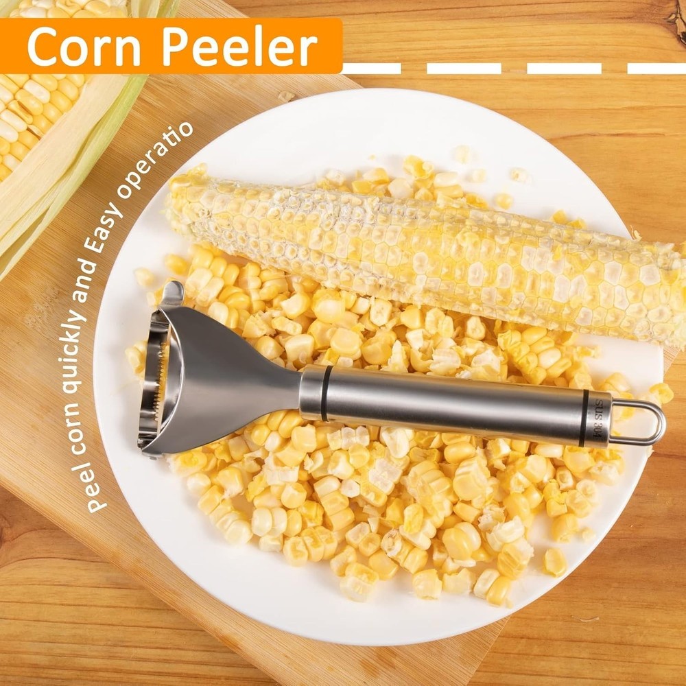 Manual Corn Shaver - Durable Rustproof Design for Effortless Kitchen Use