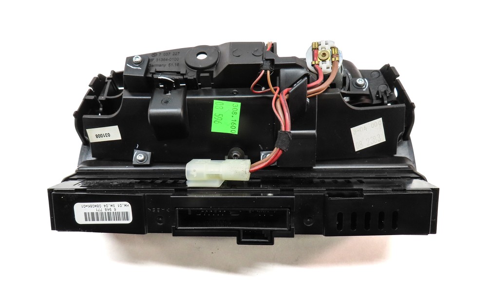 2008 BMW Z4 CONVERTIBLE E85 FRONT CENTER CONSOLE ASHTRAY w/ SWITCH PANEL (BLACK)