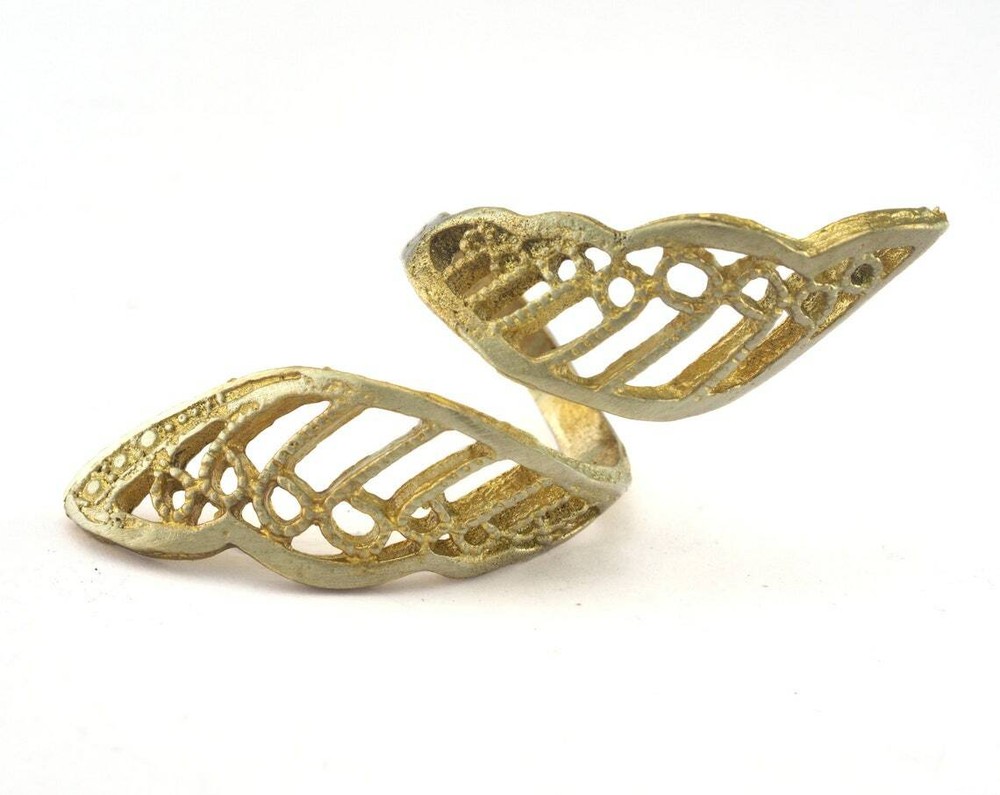 Adjustable Ring Raw brass (18.5mm 8.5US inner size) 2706