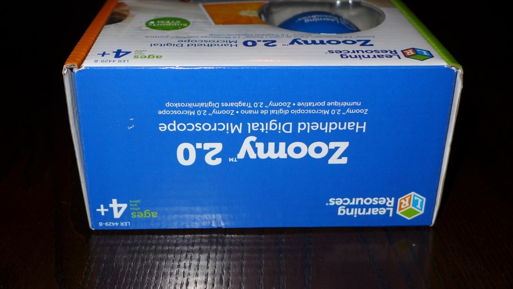 Learning Resources Zoomy 2.0 Handheld Digital Microscope STEM 54X Magnification