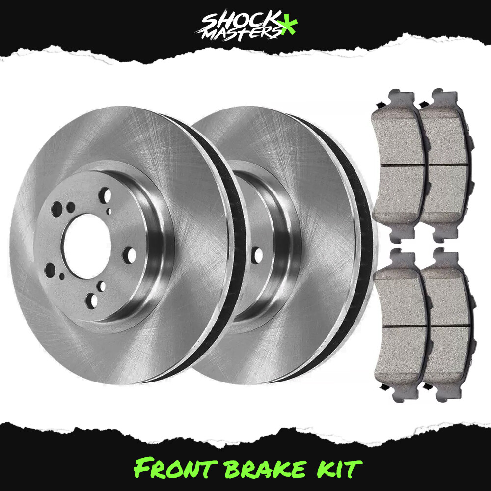 Front Set Brake Rotors & Ceramic Pads Kit for 2013-2019 Ford Escape