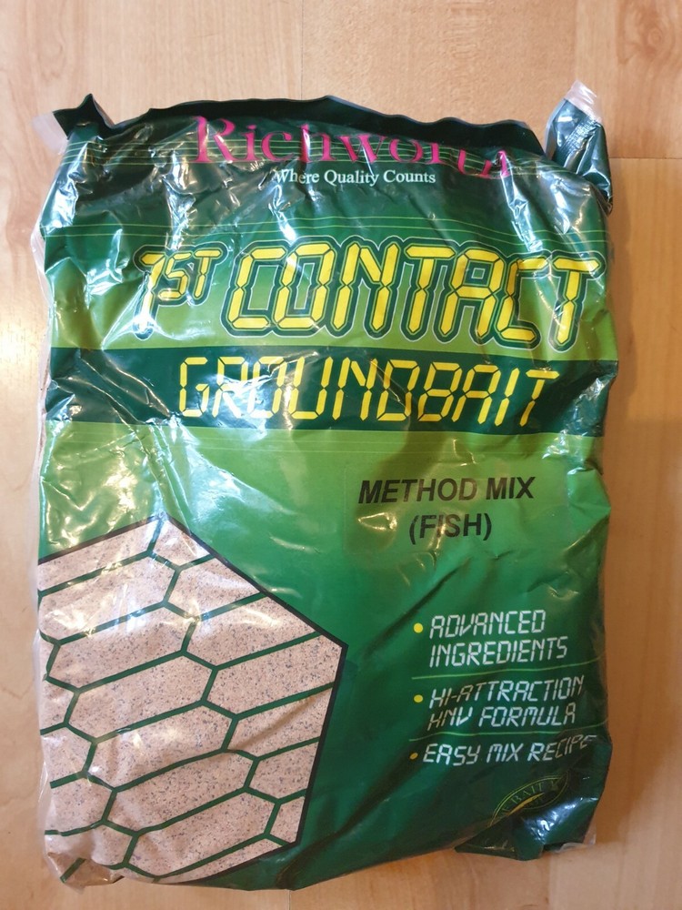 Richworth 1st Contact Groundbait, Method Mix, 1kg,