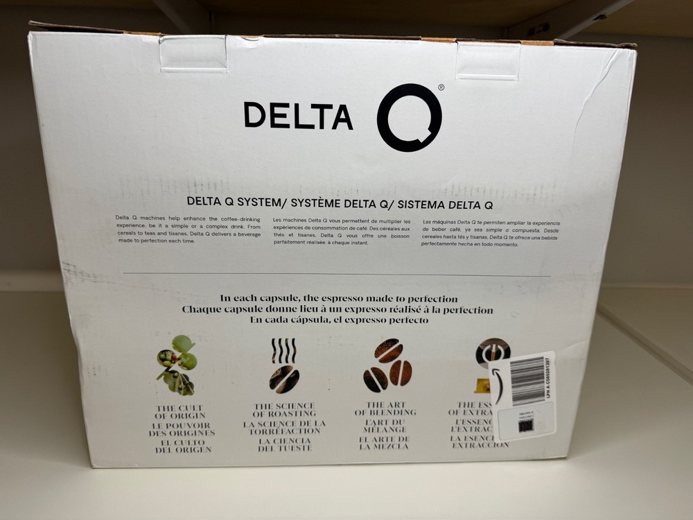 Delta Q Quick Espresso Machine Capsule Brewer Anthracite