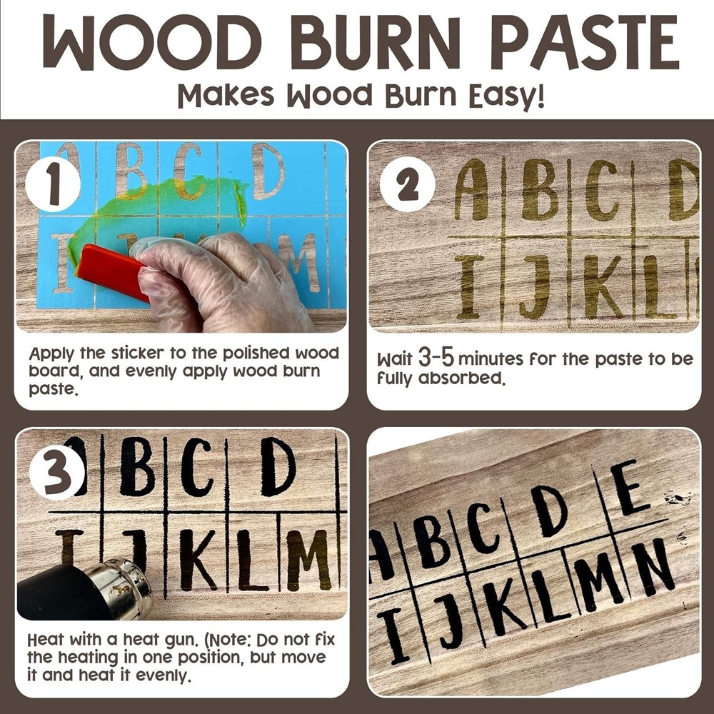 Beginner-Friendly Double-Sided Wood Burning Pen Kit for Quick DIY Projects