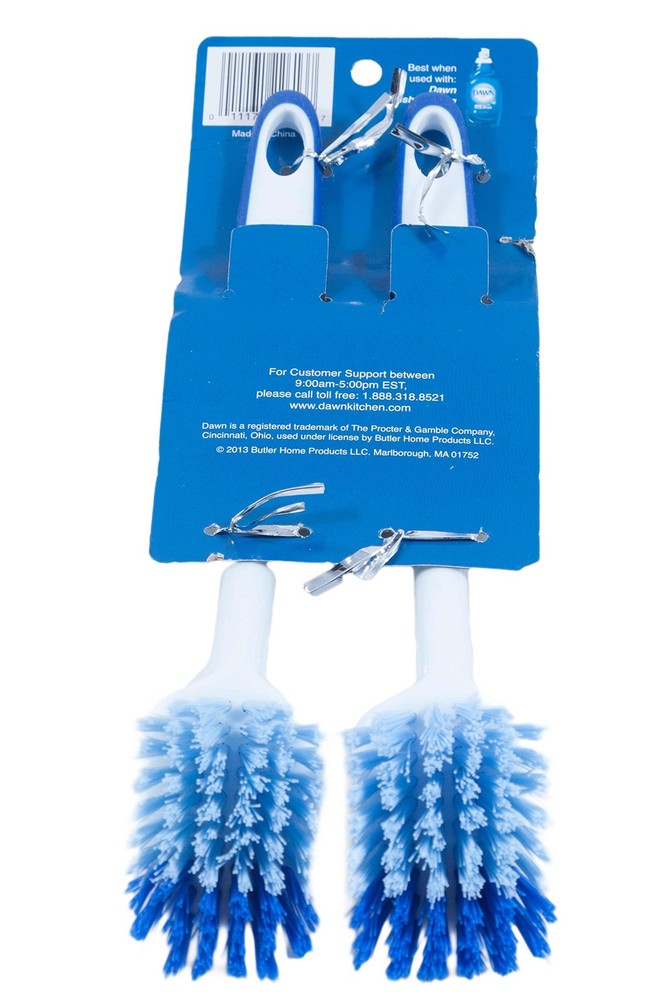 Dawn Kitchen Dish Brush, 1-Pack (2 Brushes in Total) 1-Pack, White