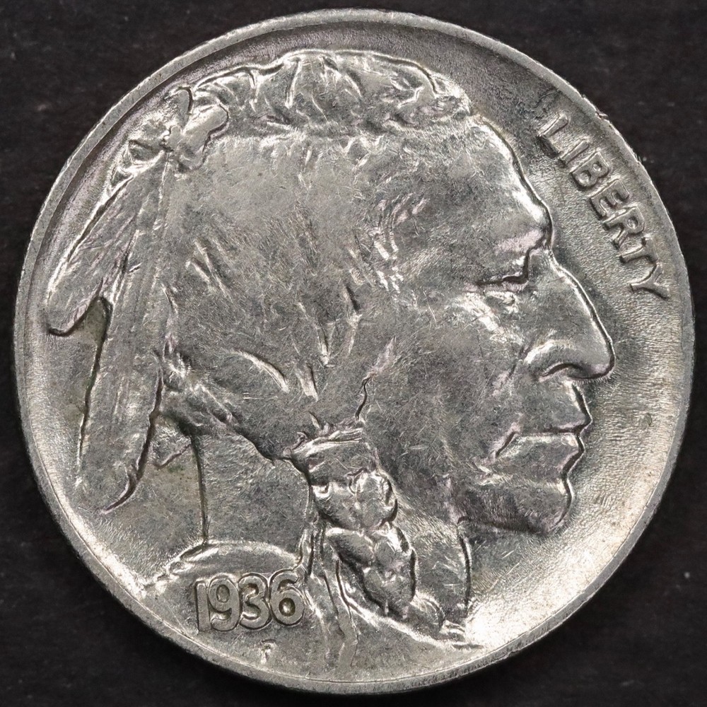 1936 5c Buffalo Nickel - Uncirculated