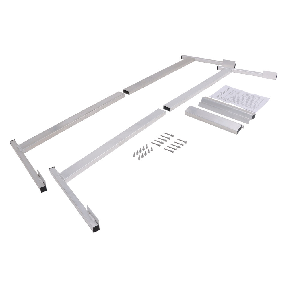 Aluminum Truck Cap & Topper Ladder Roof Rack for Pickup Camper Shell Heavy Duty