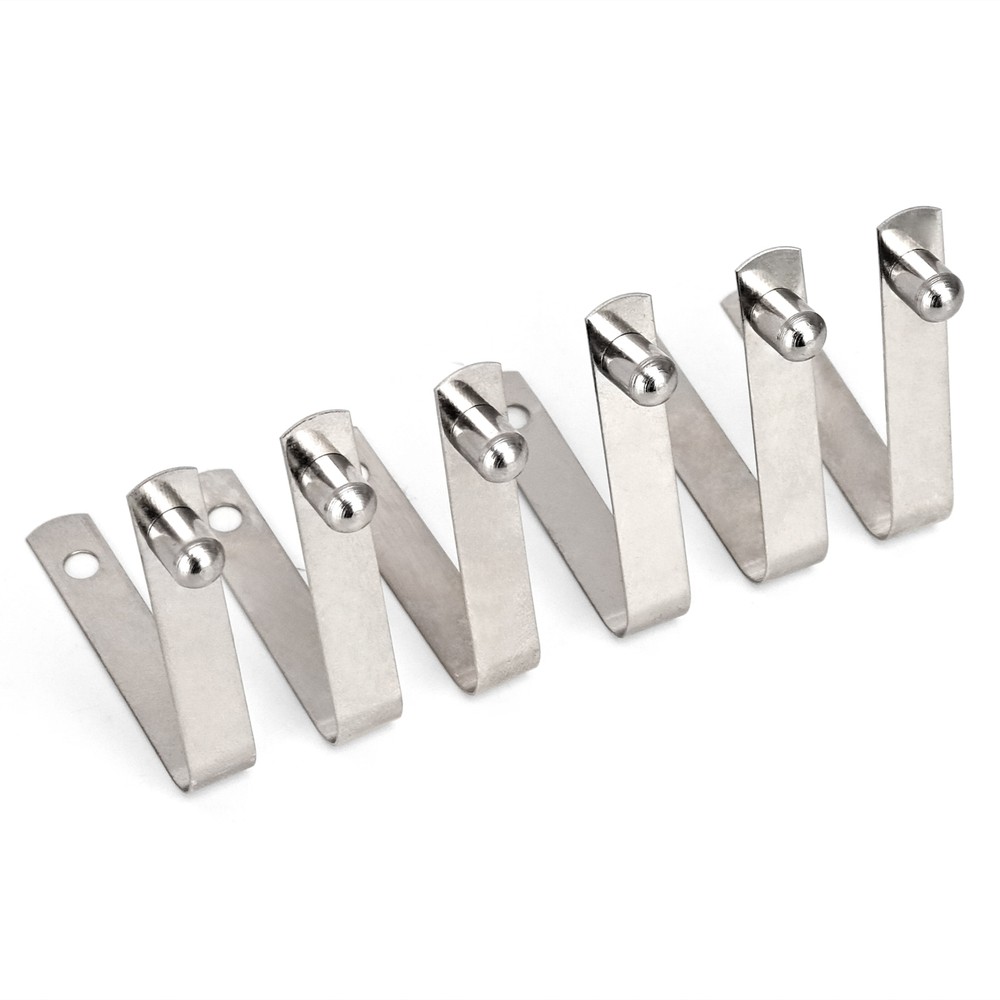 6pcs Kayak Paddle Spring Clips Tent Clips Push Button Spring Snap Clip P0W3