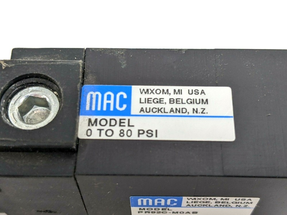 MAC Valves PR92C-M0AB Pressure Regulator