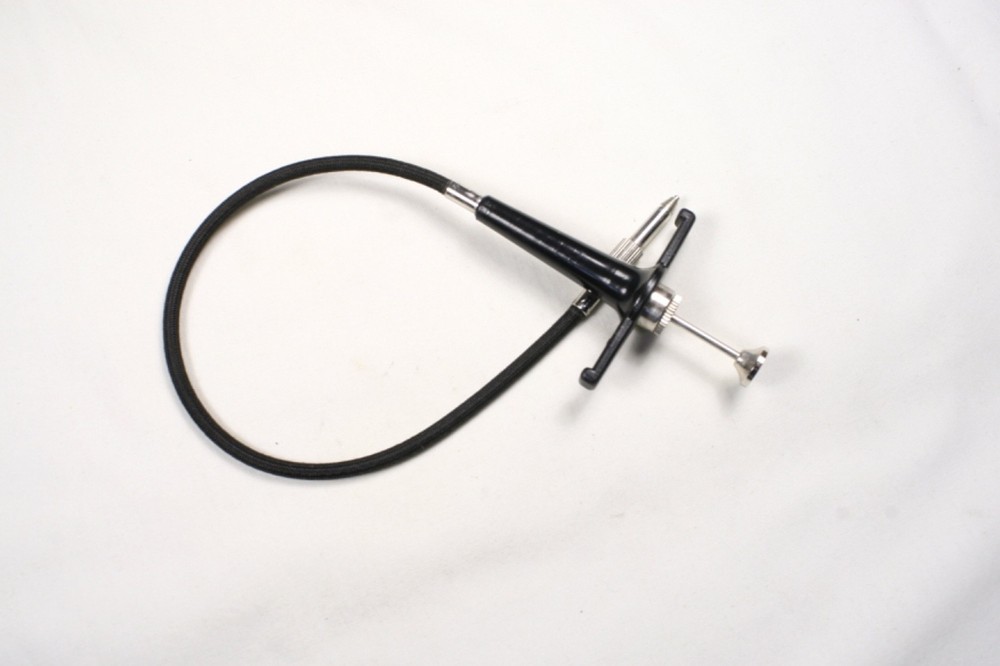 Remote Camera Shutter Release Cable - 10" Black Woven w/T-Handle Japan