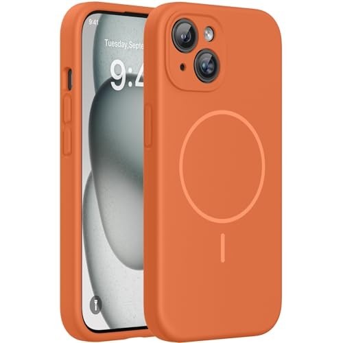 Miracase Magnetic for iPhone 15 Case, [Soft Anti-Scratch Microfiber Lining], Com