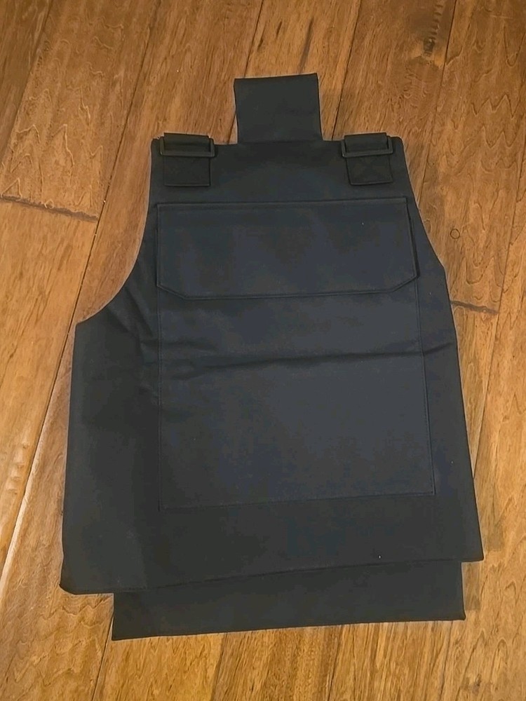 Black Vest Plate Carrier With Patch