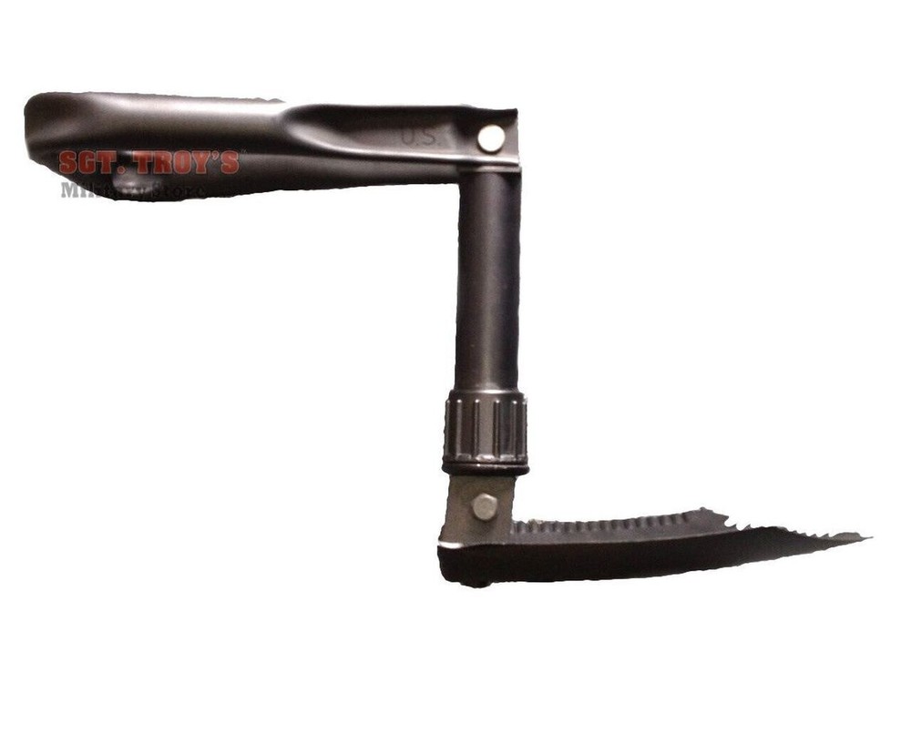 Genuine Military E-Tool with Carrier Folding Shovel Entrenching Tool Tri-Fold