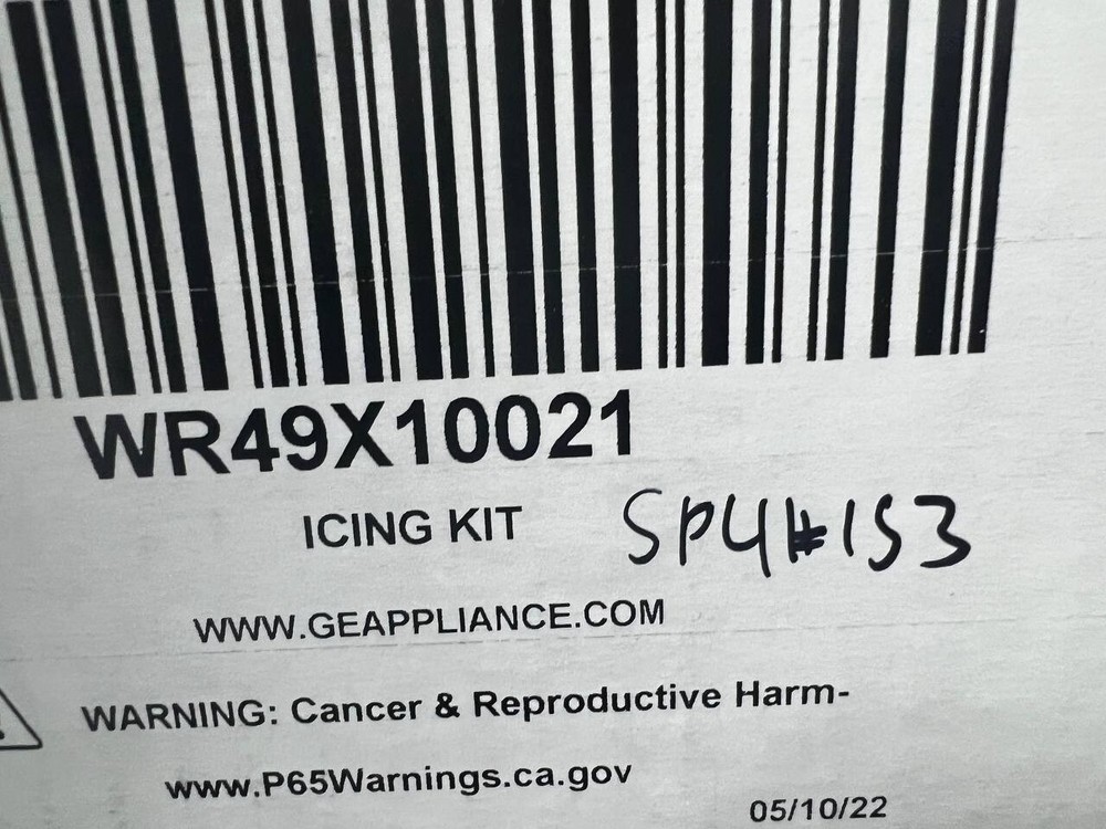 Genuine OEM GE Icing Kit WR49X10021