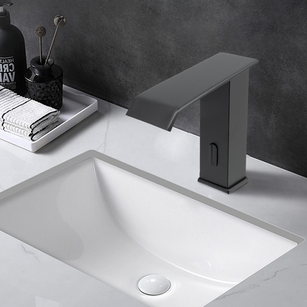 Touchless Waterfall Bathroom Faucet with Infrared Sensor for Easy Use