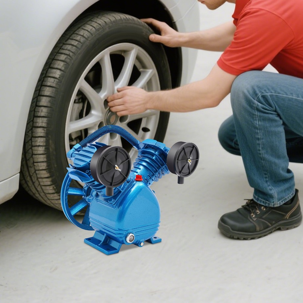 Replacement Air Compressor Pump Single Stage V Style Twin Cylinder 3 HP 2-Piston