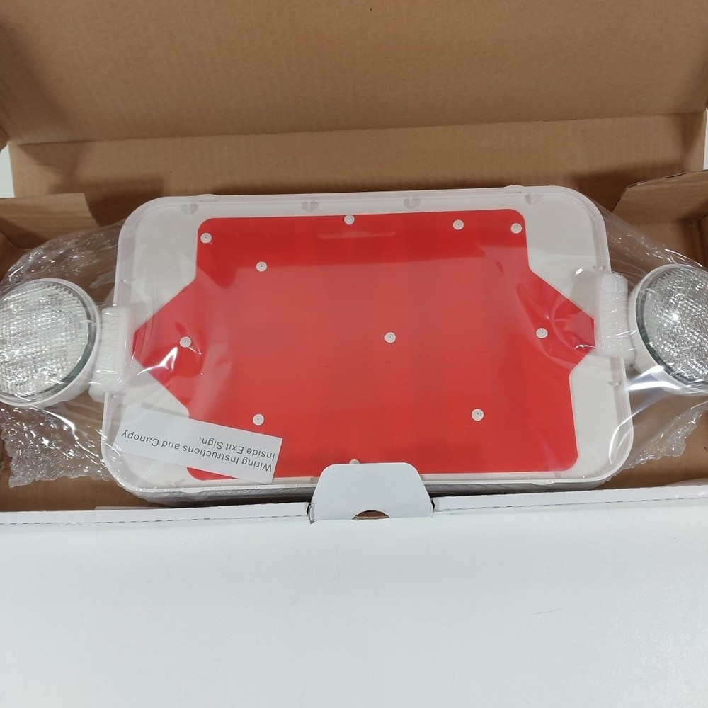 Emergi-Lite ELXN400R-2LED Plastic LED Combo Exit Sign