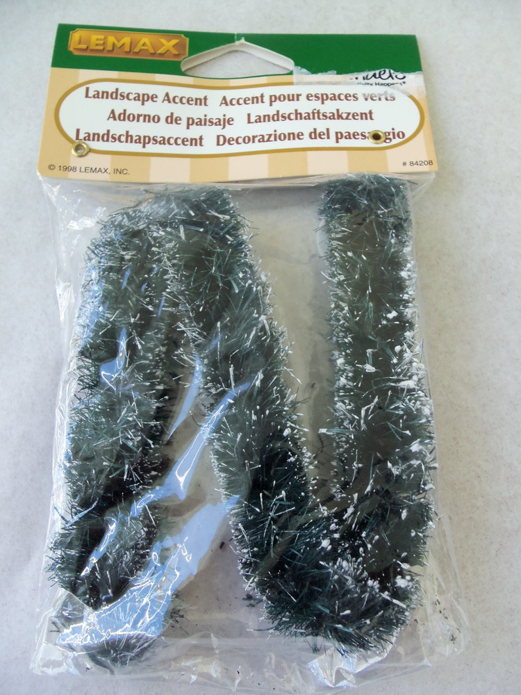 Vtg Lemax Village Flexible Hedgerow Landscape!  NEW IN PACKAGE!  1998!