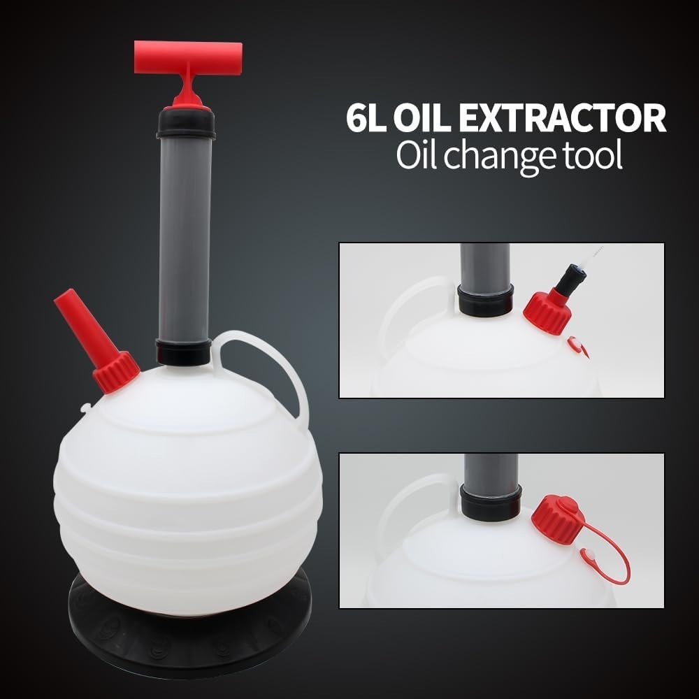 Precision 6L Fluid Extractor Pump: Ideal for Jet Skis & Pressure Washers