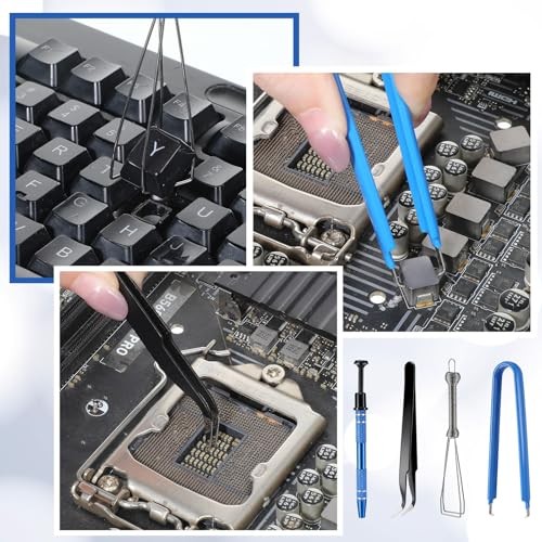 Keyboard Remover Tool Kit, 6PCS Keyboard Cleaning Tools, Switch Puller,
