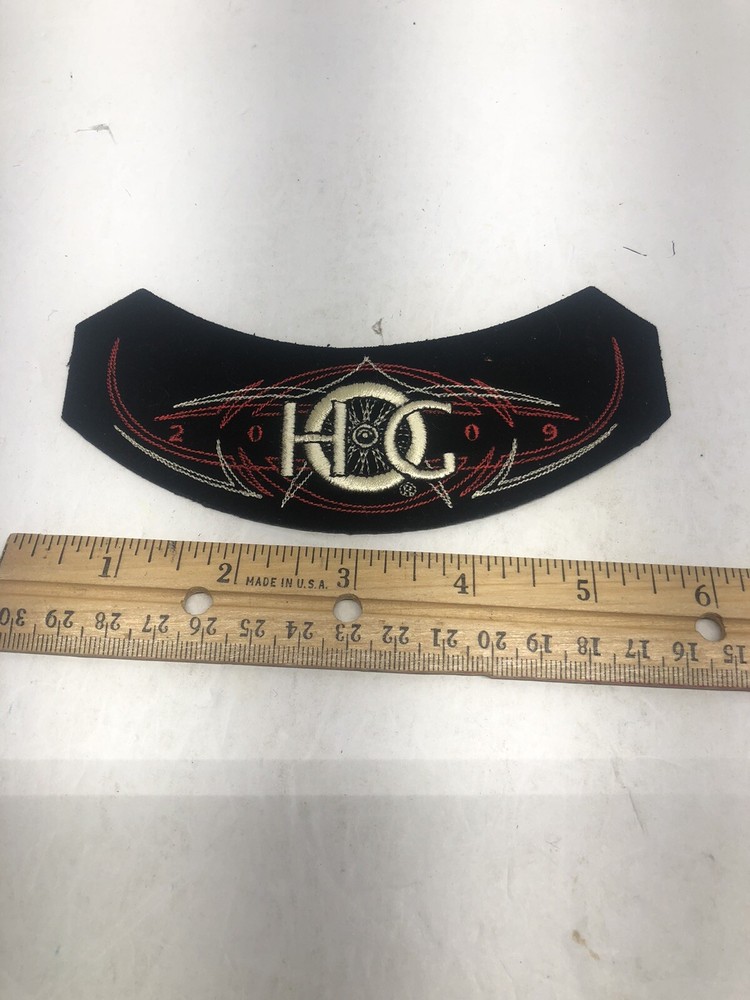 Harley-Davidson Owners Group HOG 2009 Rocker Patch Vest Jacket