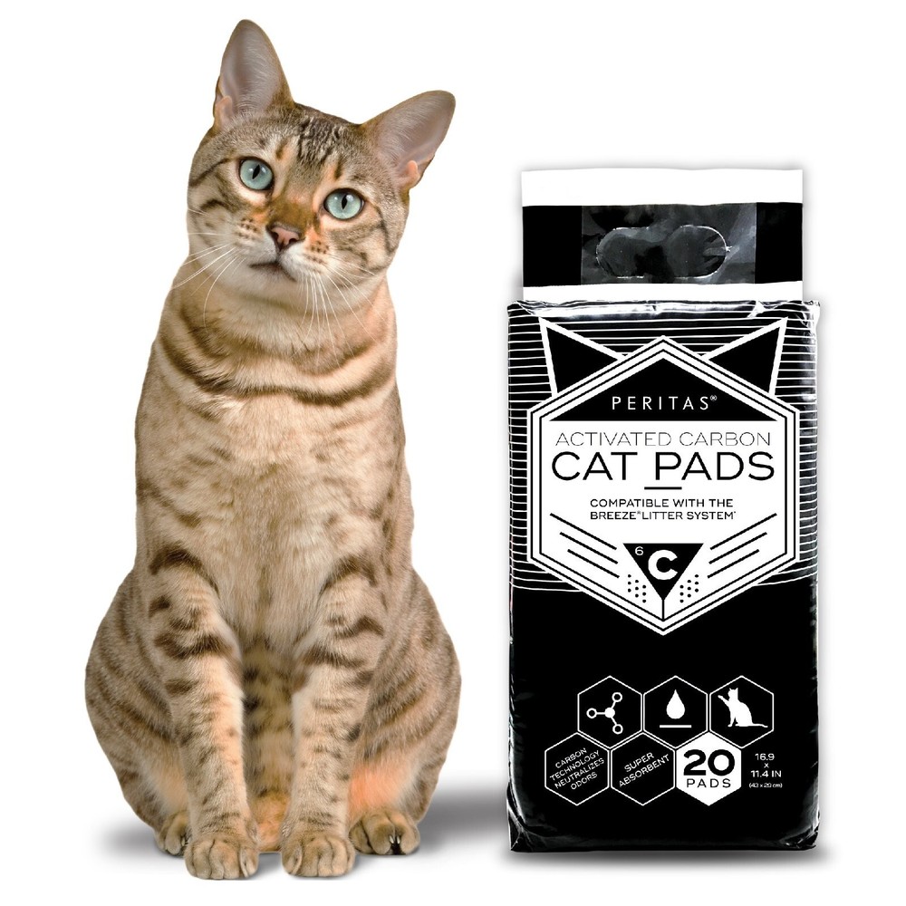 Peritas Cat Pads | Generic Refill for Breeze Tidy Cat Litter System | Cat Lin...