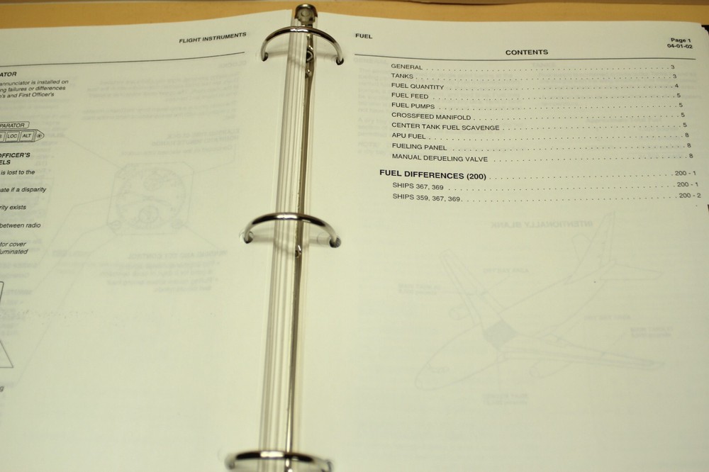 Delta Airlines B737-200 Reference & Training Manual 1999-2002 Door Instructions