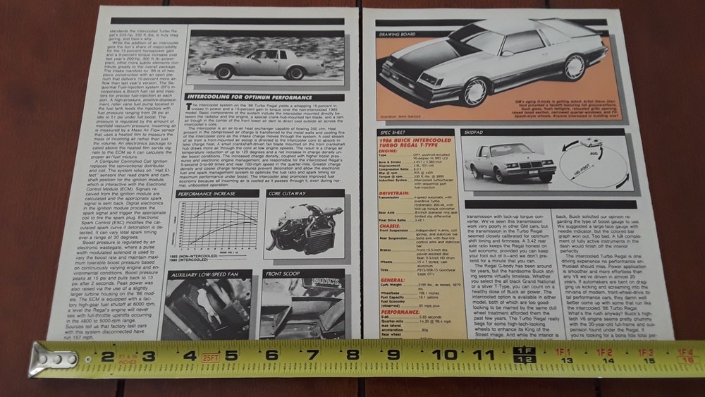 1986 BUICK T-TYPE TURBO REGAL ORIGINAL ARTICLE