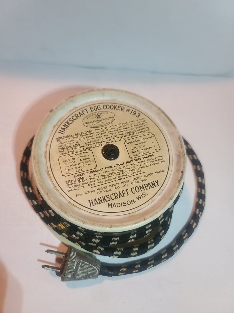Vintage Hankscraft Egg Cooker #193