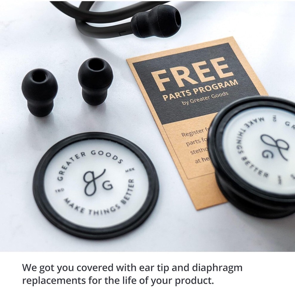 Greater Goods Dual-Head Stethoscope – Clinical Grade, Lightweight