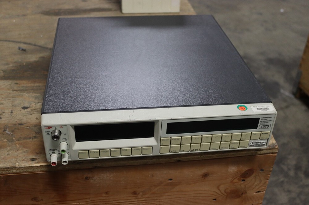 Wavetek 4920 Alternating Voltage Measurement Standard AC Voltmeter WORKING