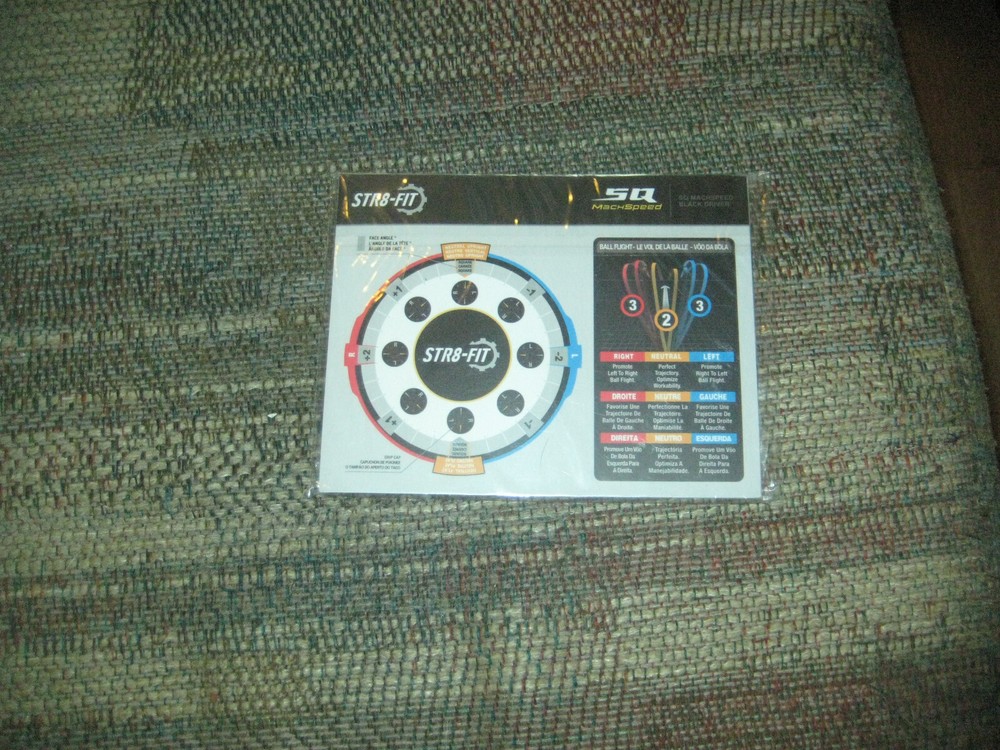 BRAND NEW  Nike SQ Machspeed driver instruction Manual book