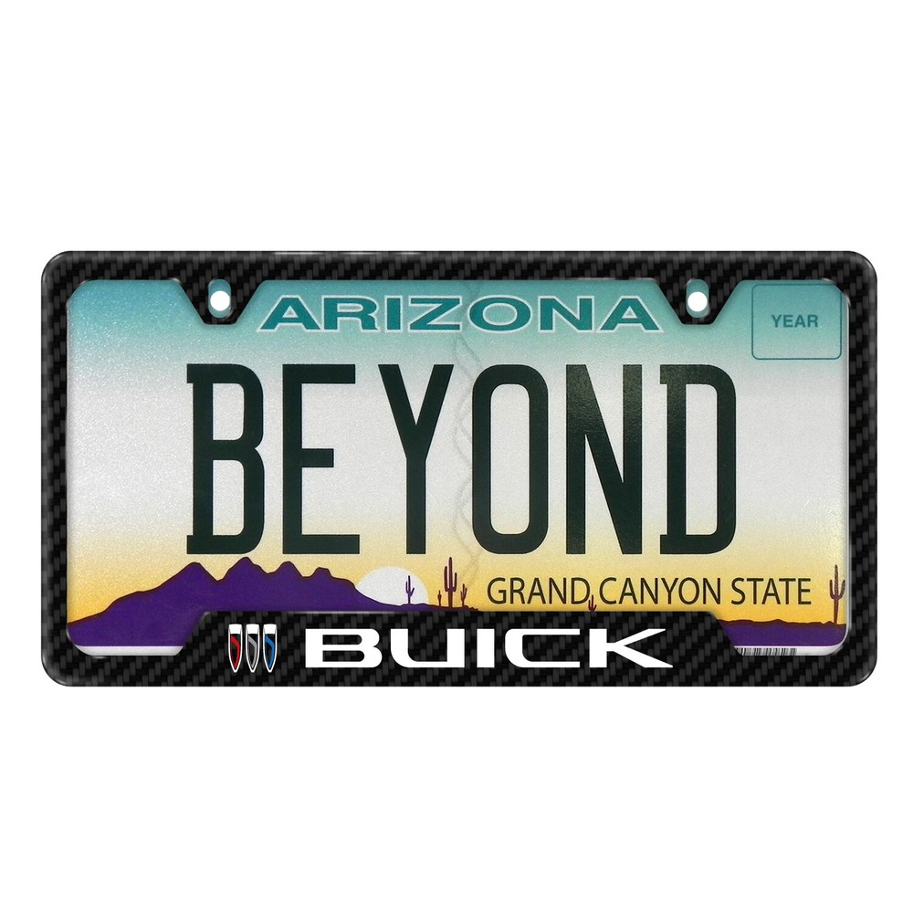 Buick Carbon Fiber Texture ABS 50 States License Frame