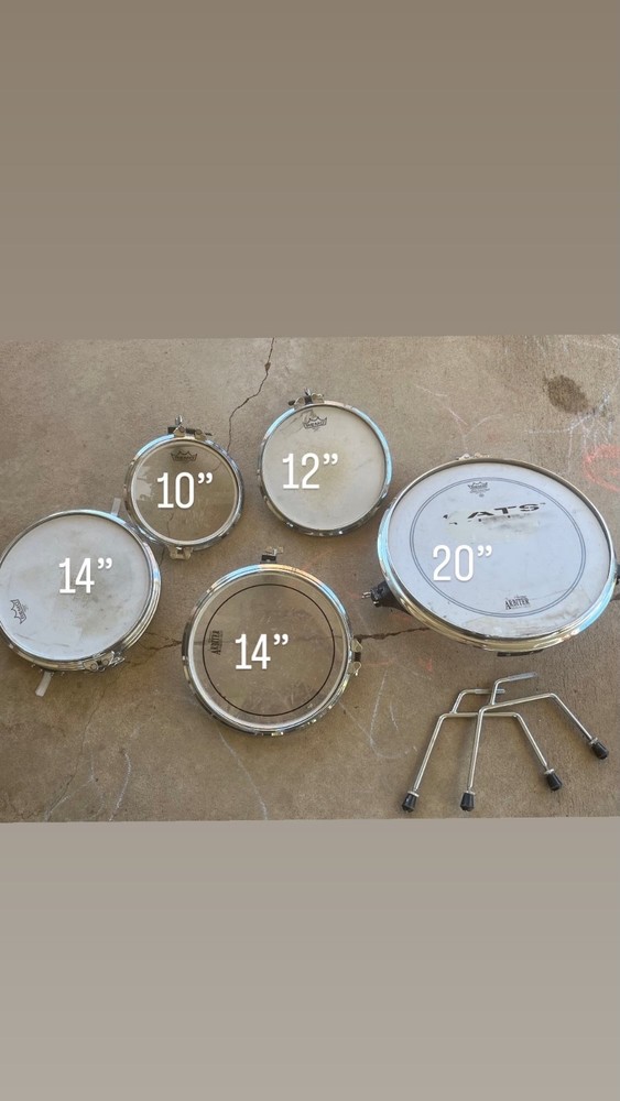 arbiter flats pro drum set