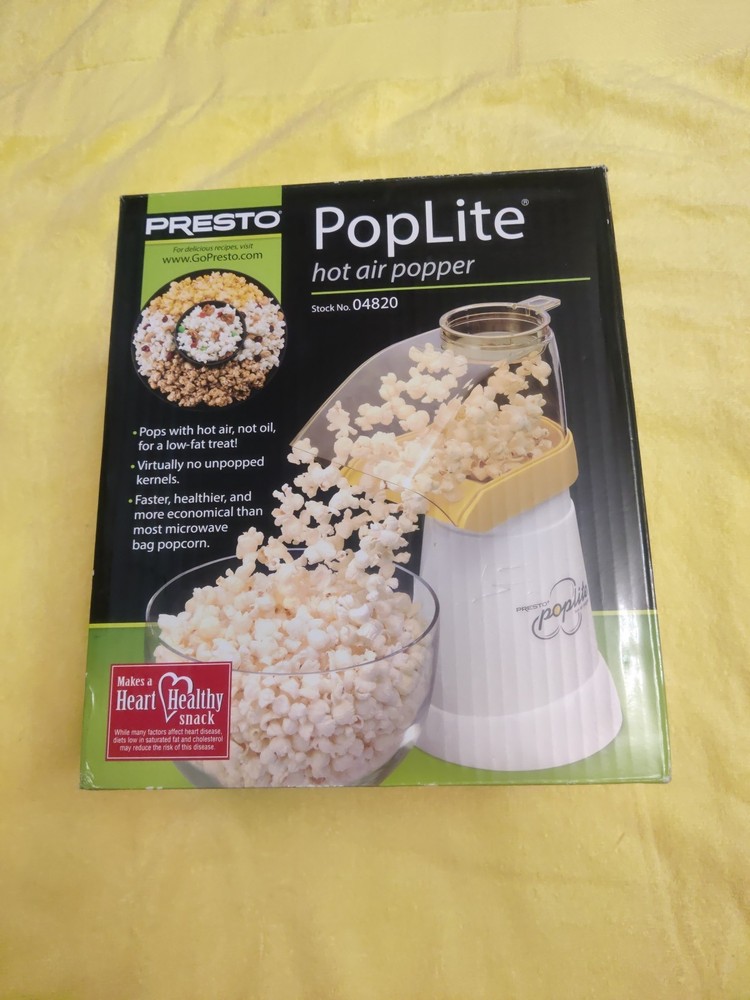 Presto 04820 PopLite Hot Air Popcorn Popper