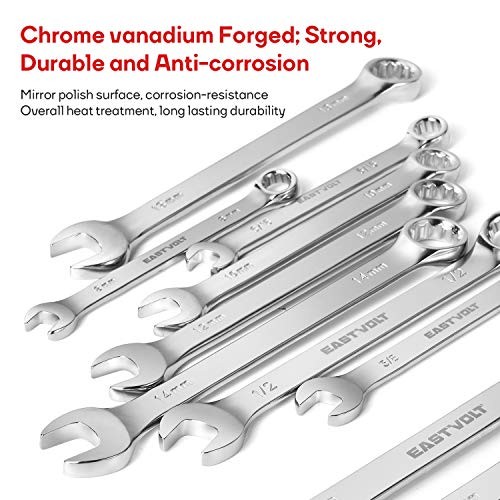 248 Pieces Mechanics General Purpose Mixed Sockets and Wrenches, Hand Tool Set