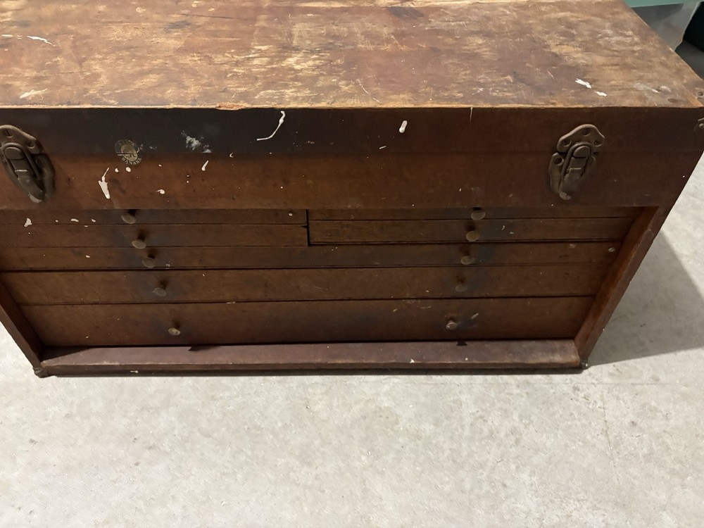 Handmade Tool Box With Various Tools